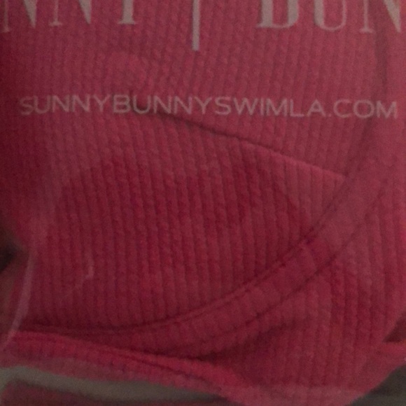 NWT Sunny Bunny Swim Pink Bailey Top and Bottom - Picture 4 of 7